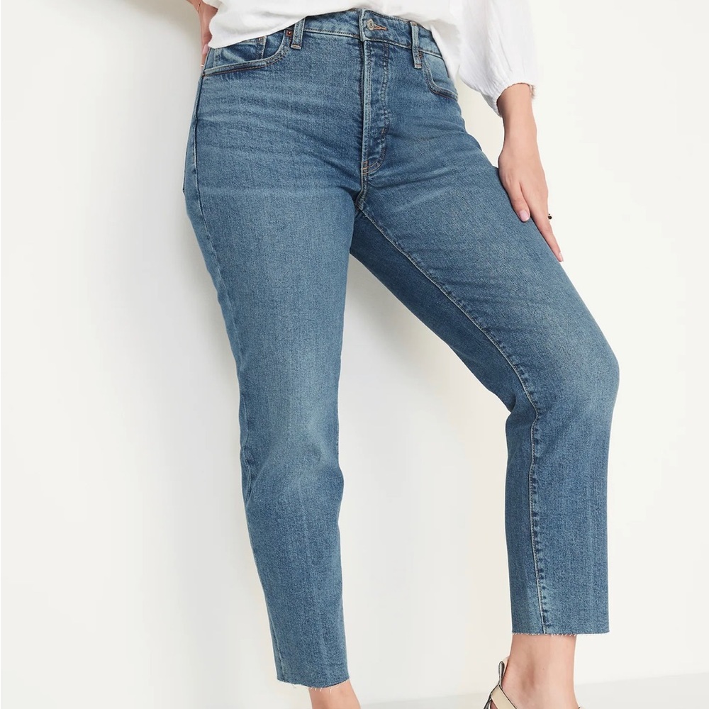 Straight leg jeans size 24